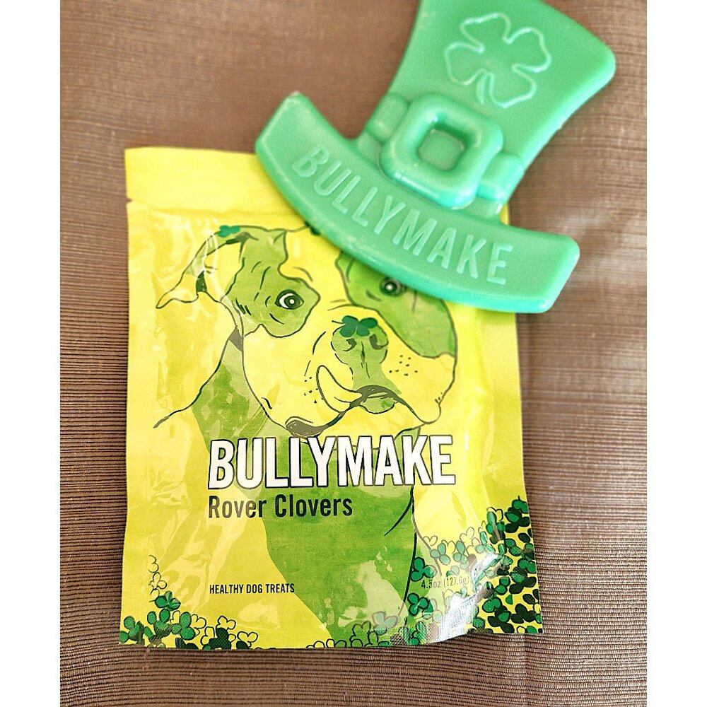 BULLYMAKE Dog Nylon Power Chew Toy St. Patrick's Set- Lips & Treats - NEW